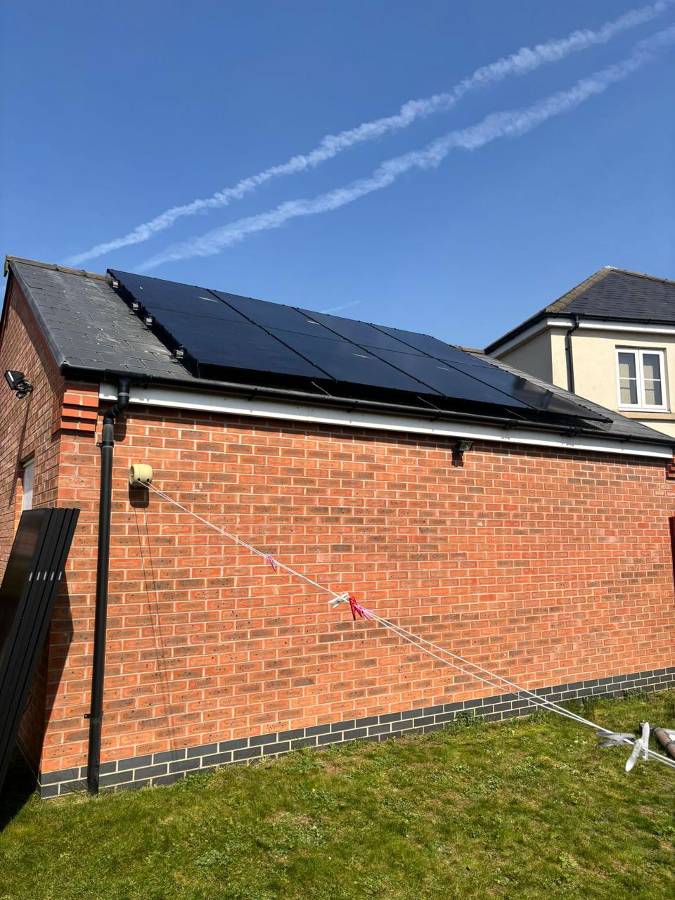 AIKO solar panel installation