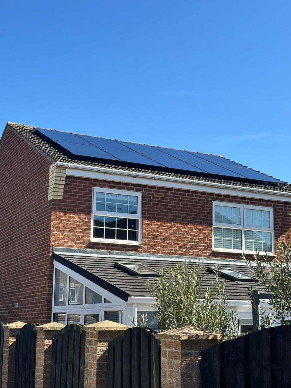 Solar panel installation in Sheffield, S10